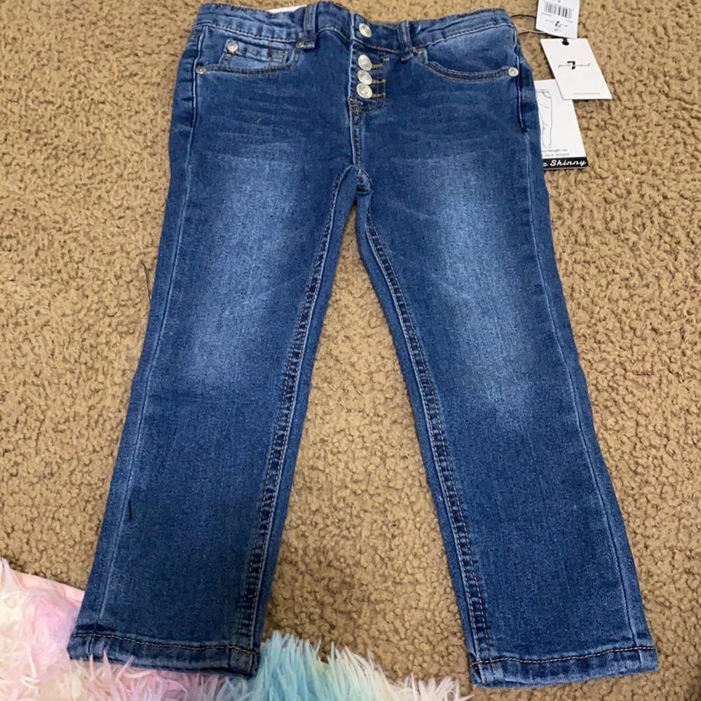 Little girls 7 jeans -ankle skinny